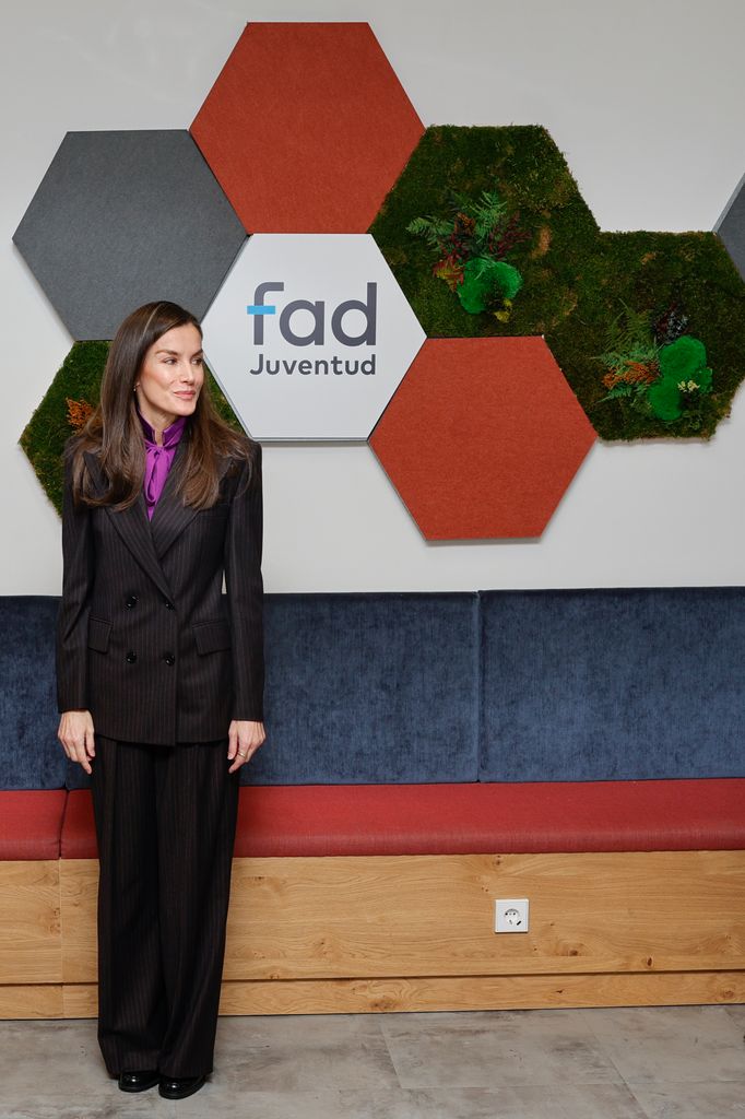 La reina Letizia en un acto de la fundación FAD