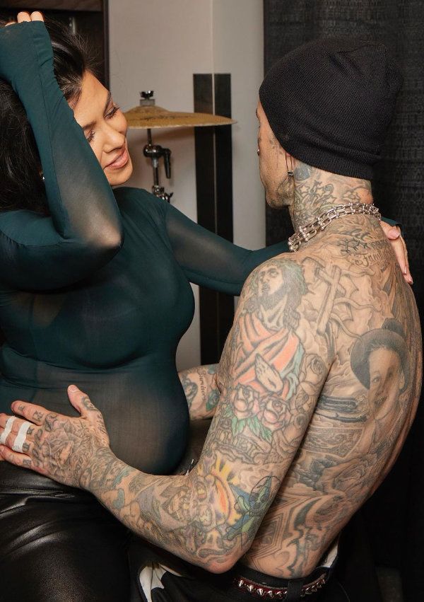 Kourtney Kardashian y Travis Barker