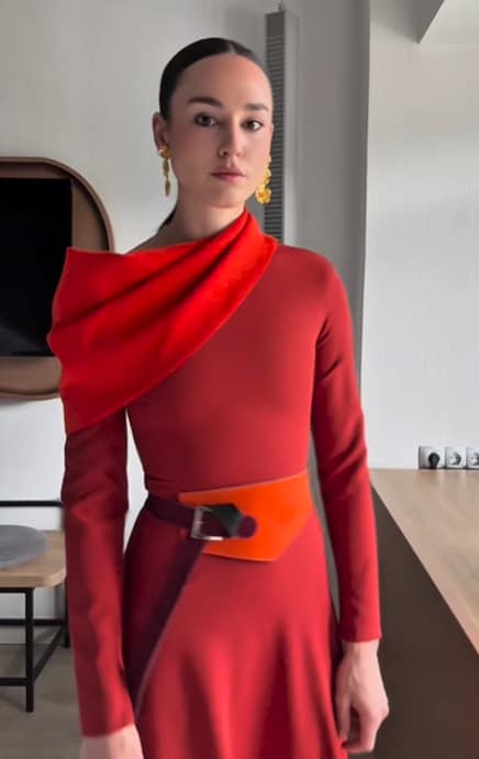 El look de Rocío Laffón como madrina de bautismo de una de sus sobrinas mellizas
