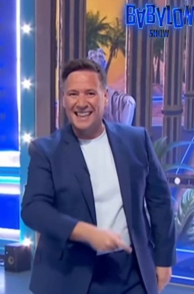 Carlos Latre en el plató de ´Babylon Show'