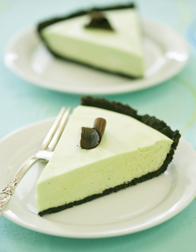 Grasshopper, tarta típica de Estados Unidos. 