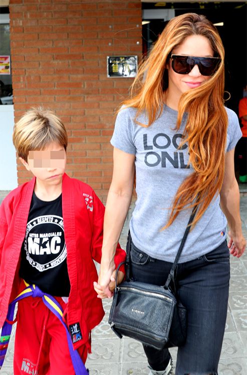 Shakira con su hijo