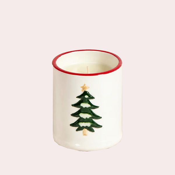 Vela Navideña Perfumada 'Mon Beau Sapin' en Recipiente Cerámica Maisons du Monde