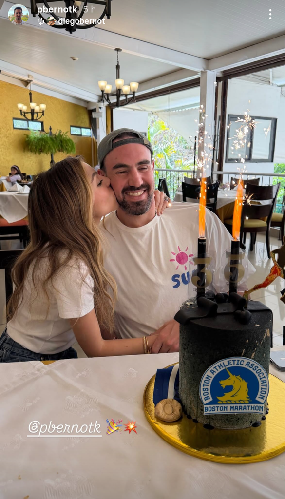 Sofía Castro celebra a su esposo Pablo Bernot en su cumpleaños 35.