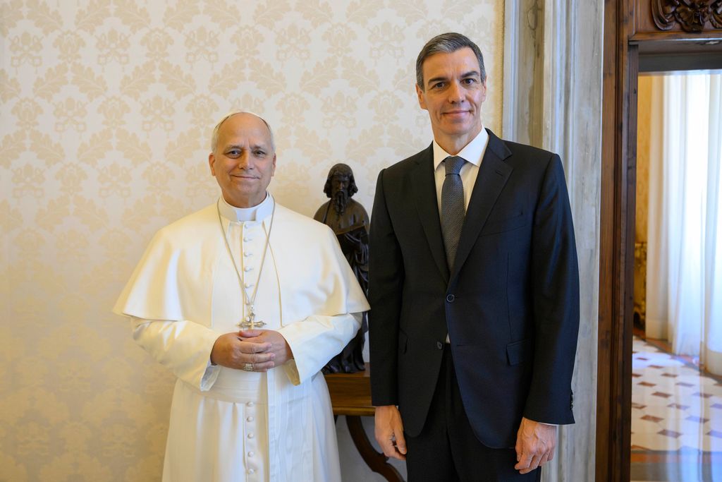 Pedro Sánchez se reunió esta semana con el Papa León XIV en el Vaticano días antes de la visita apostólica a España
