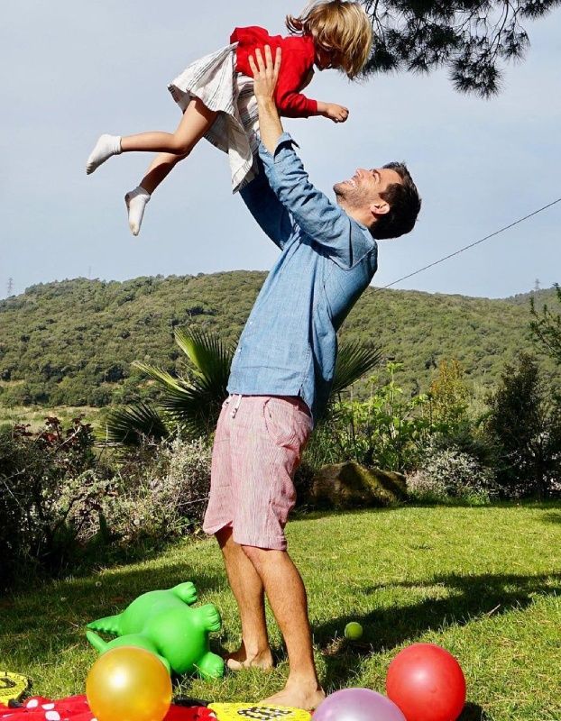 Marc Clotet y sus hijos
