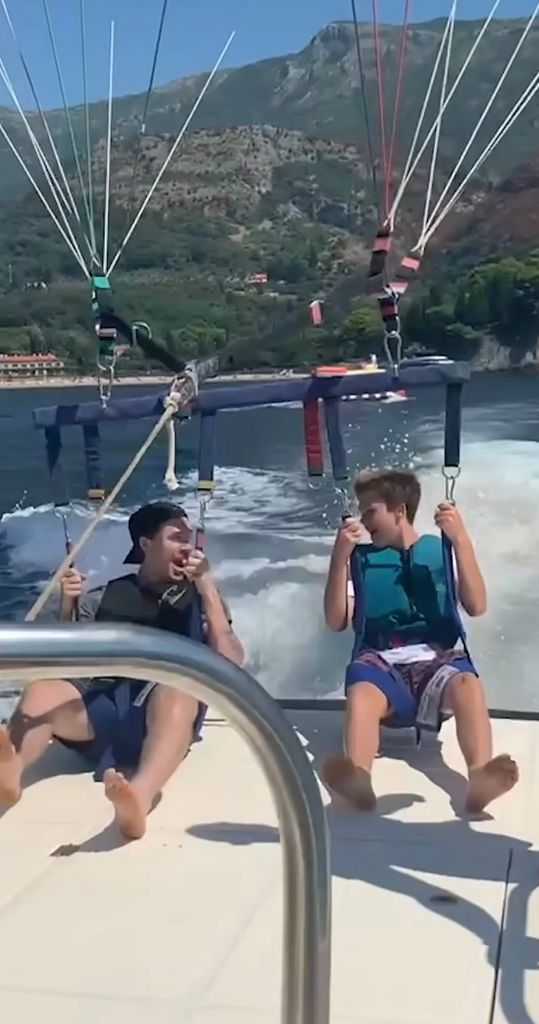 Cruz y Brooklyn Beckham