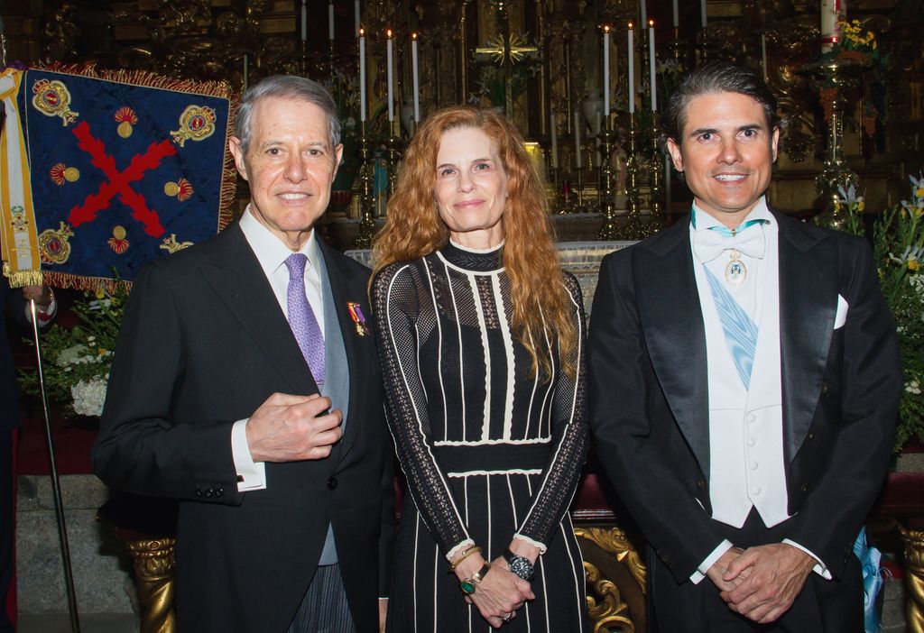 Don Cristóbal Colón de Carvajal, duque de Veragua, que presidió el acto junto a Olivia de Borbón y su marido, Julián Porras-Figueroa