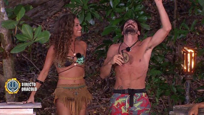 Laura Madrueño y Damián Quintero en Supervivientes