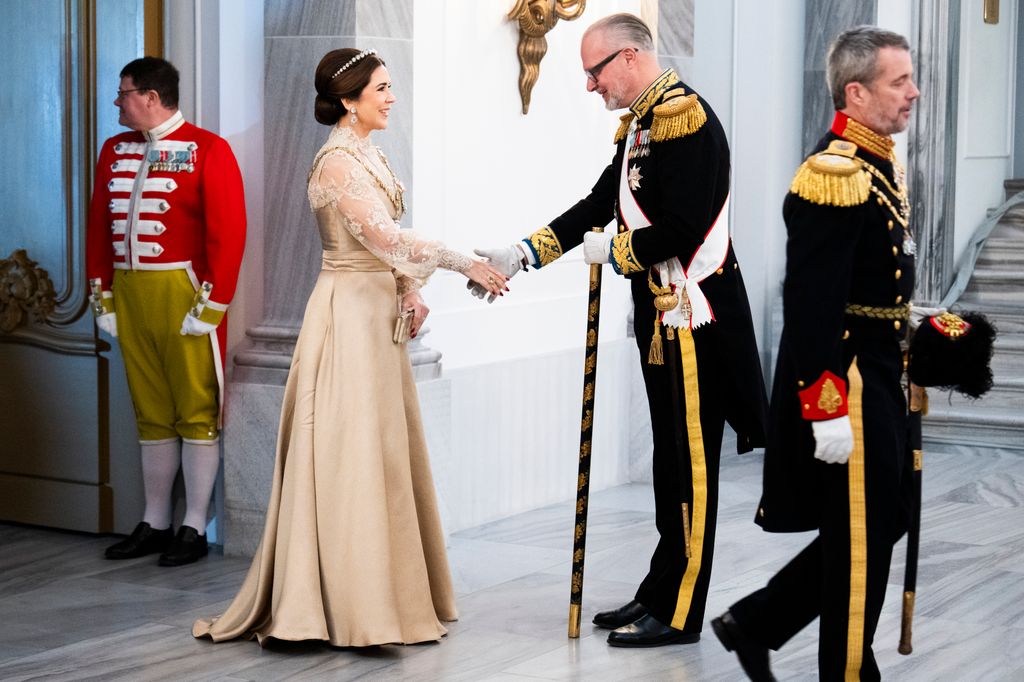 Reyes Federico y Mary de Dinamarca en la cena de gala de Año Nuevo de 2026