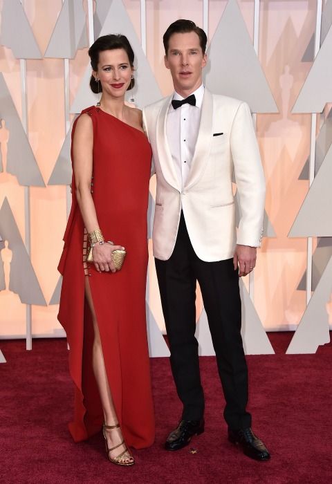 Benedict Cumberbatch, con esmoquin black & white. 