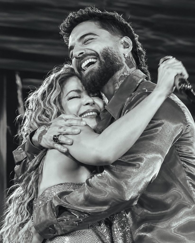 Shakira y Maluma se reencontraron en Madrid durante la residencia europea de la colombiana