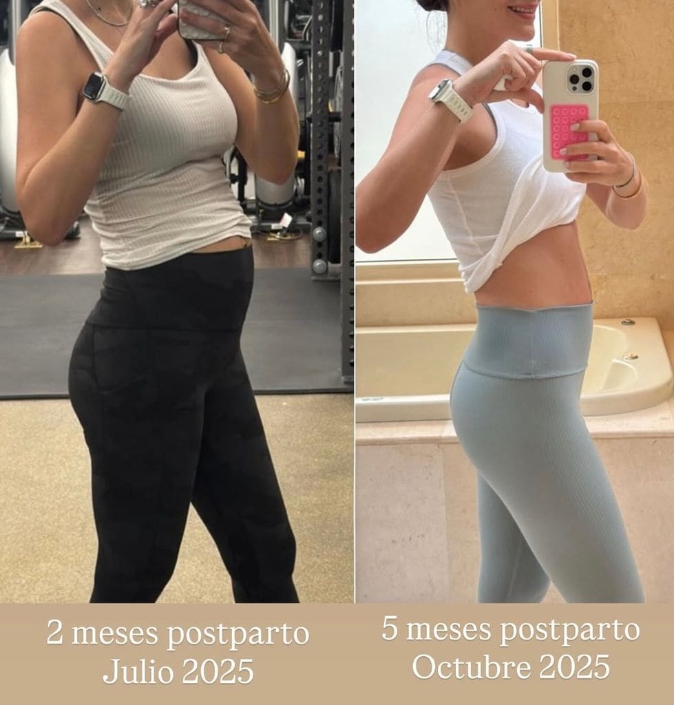 Con este comparativo, Ximena Navarrete mostró su evolución.
