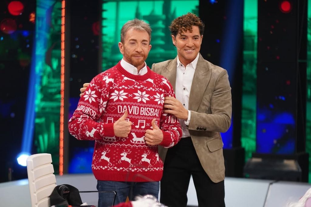 David Bisbal inaugura la navidad en el Hormiguero
