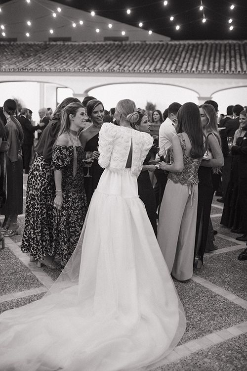 Look de novia de dos piezas
