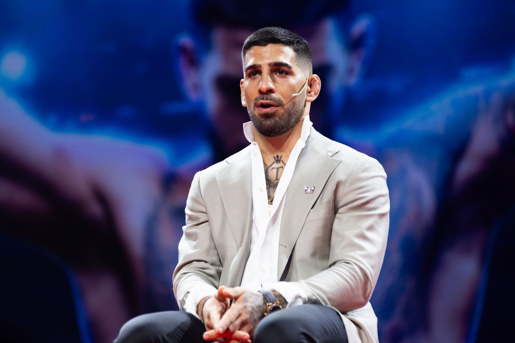 Ilia Topuria, en un acto en Madrid en 2024