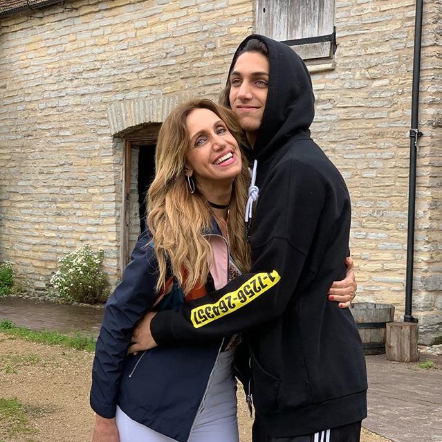 Lili Estefan y su hijo