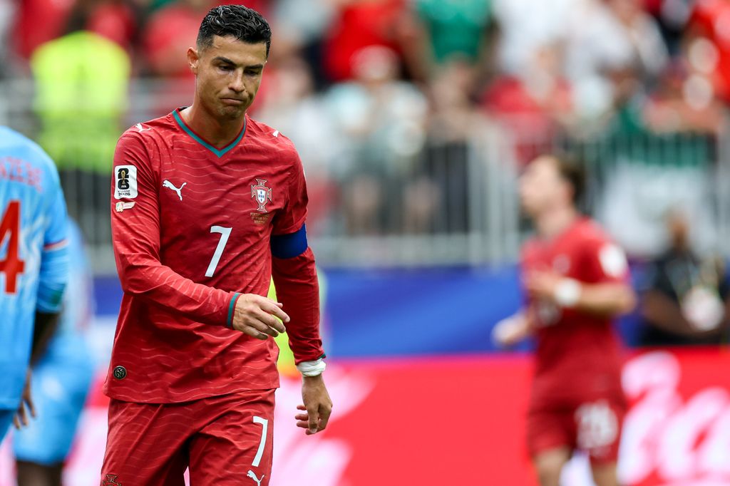 Cristiano Ronaldo durante el partido contra el Congo del Grupo K, en el Mundial 2026, el pasado 17 de junio en el Estadio Houston, en Texas.