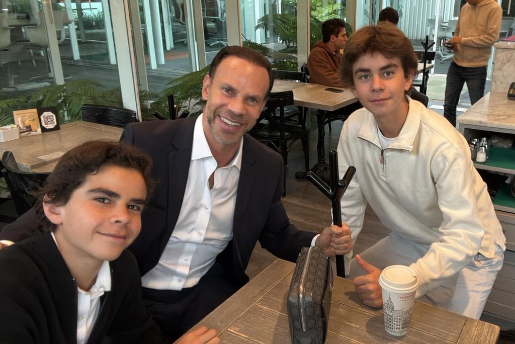 Zague felicitó a sus hijos por su cumpleaños