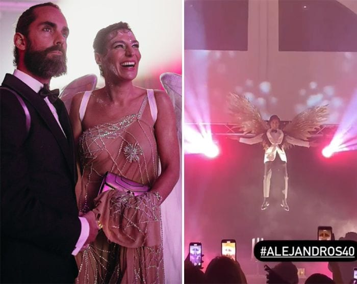 Eugenia Osborne y Miguel Barreiro en el cumpleaños de Alejandro Ijalba