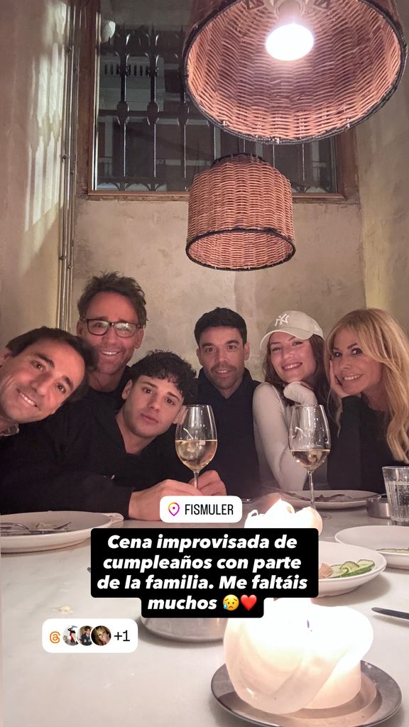 La imagen que ha compartido Álvaro Muñoz Escassi por su cumpleaños