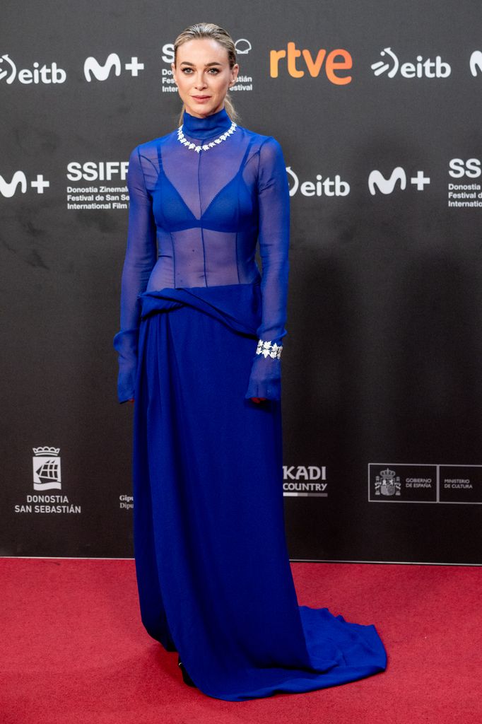 La intérprete, en el Festival de Cine de San Sebastián 2025