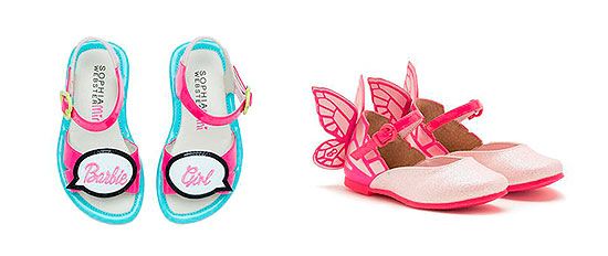 Sandalias con mariposas en el talón, modelo Chiara.
