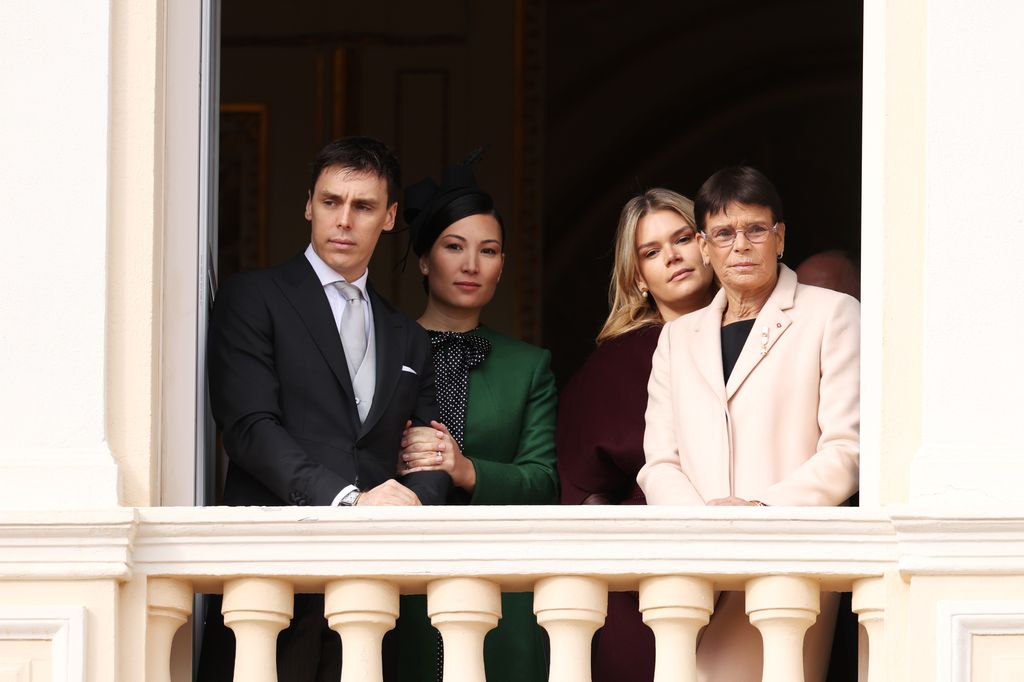 Louis Ducruet, Marie Ducruet, Camille Gottlieb, con su madre, la princesa Estefanía