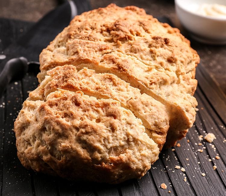 Primer plano pan de cerveza