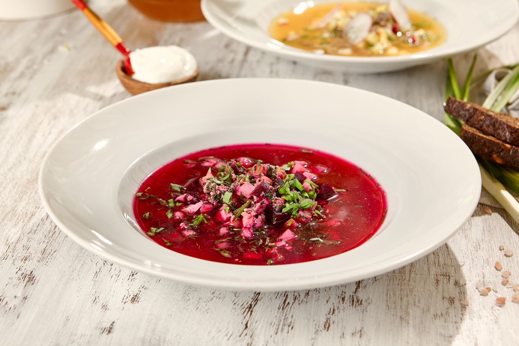 Las sopas frías suelen ser muy hidratantes y nutritivas.