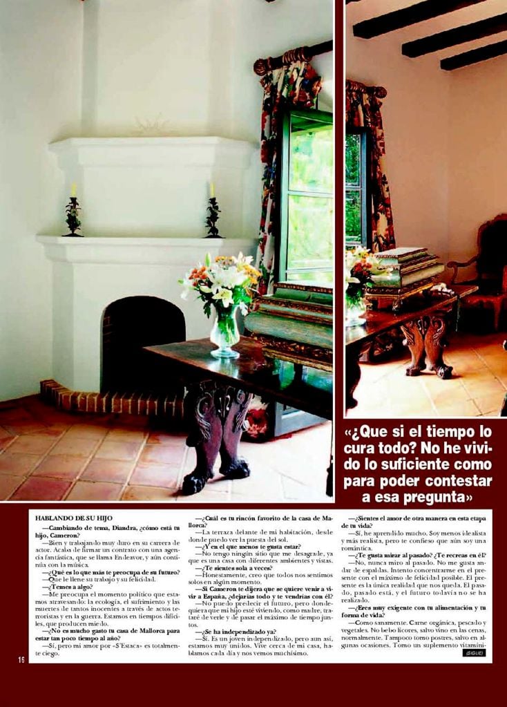 Diandra Douglas casa mallorca HOLA
