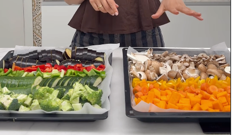 Bandejas de verduras