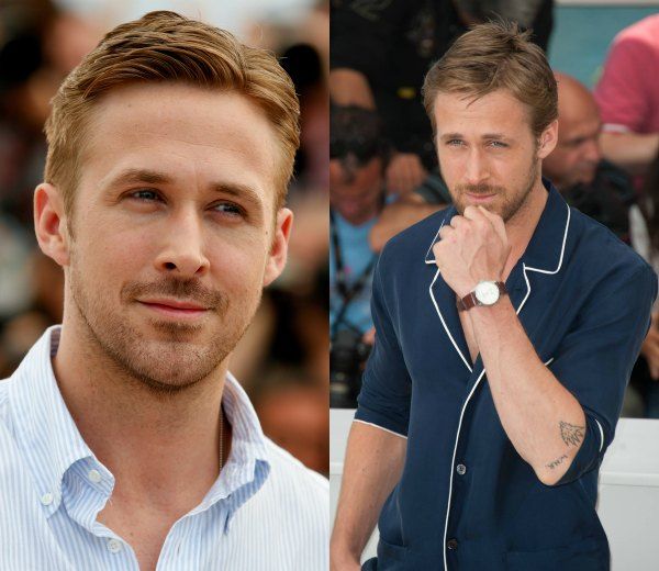 Ryan Gosling, el bigote más cool de Hollywood...
