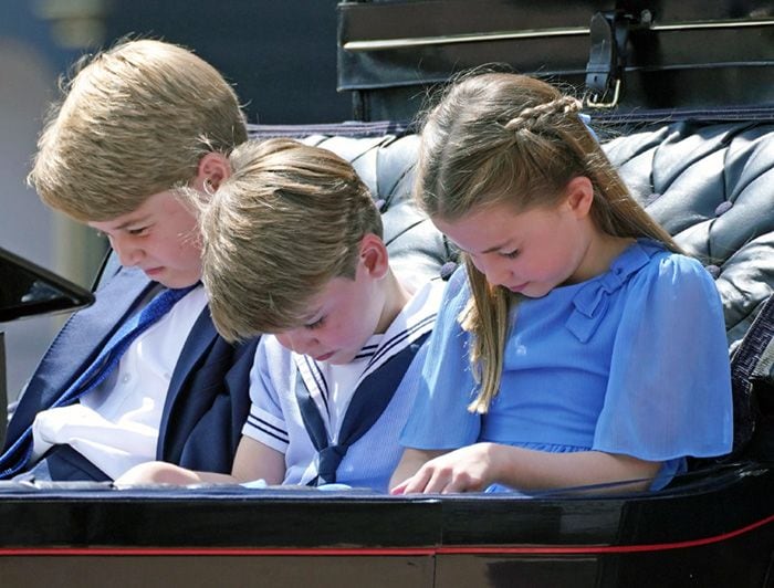 George, Charlotte y Louis de Cambridge