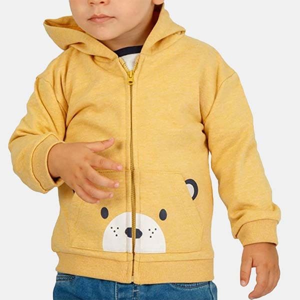 sudadera bebe amarilla