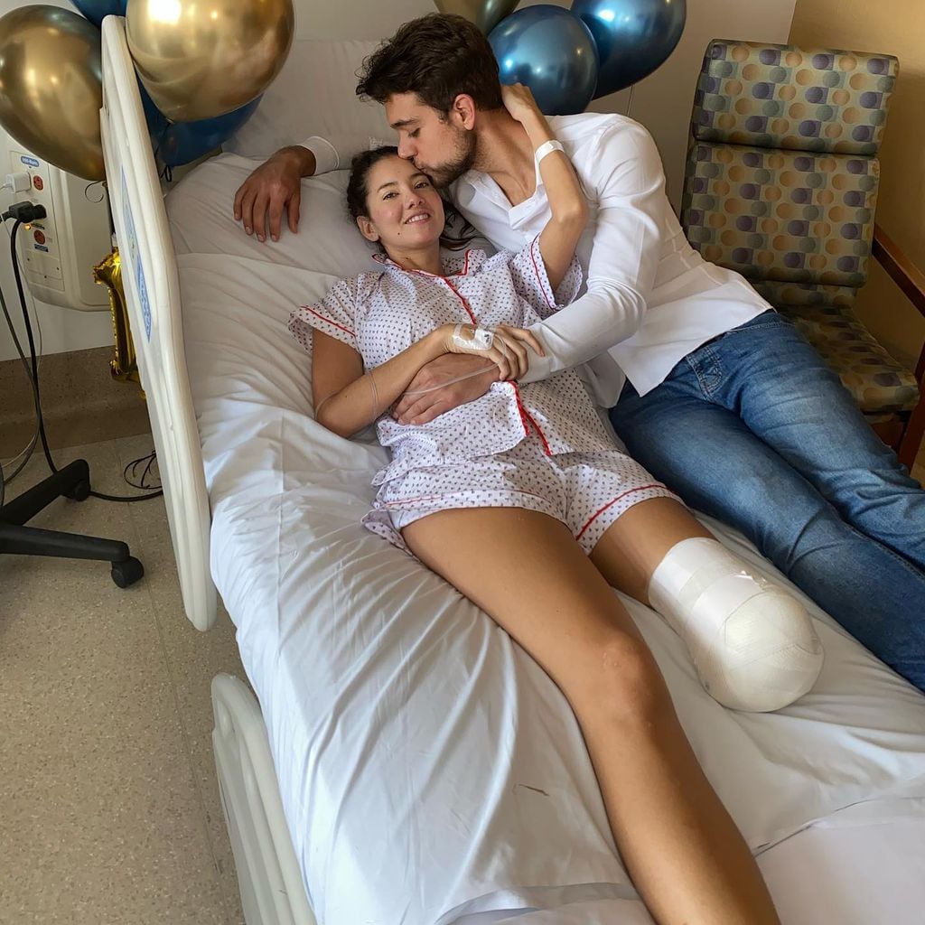 Lenard Vanderaa estuvo apoyando a Daniella Álvarez tras la amputación de su pierna 
