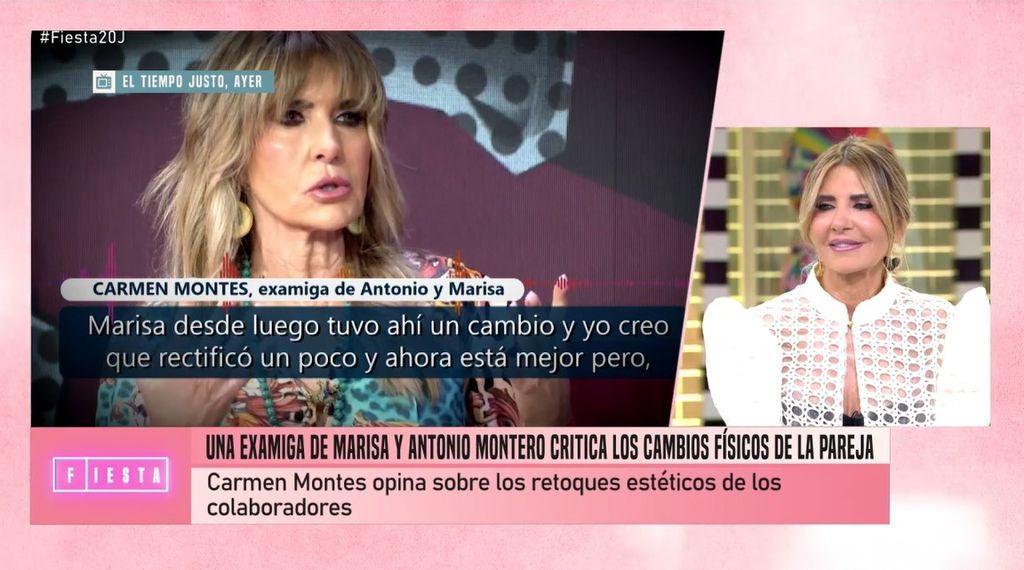 Marisa Martín Blázquez ha respondido a Carmen Montes, examiga, después de que esta criticase su aspecto físico