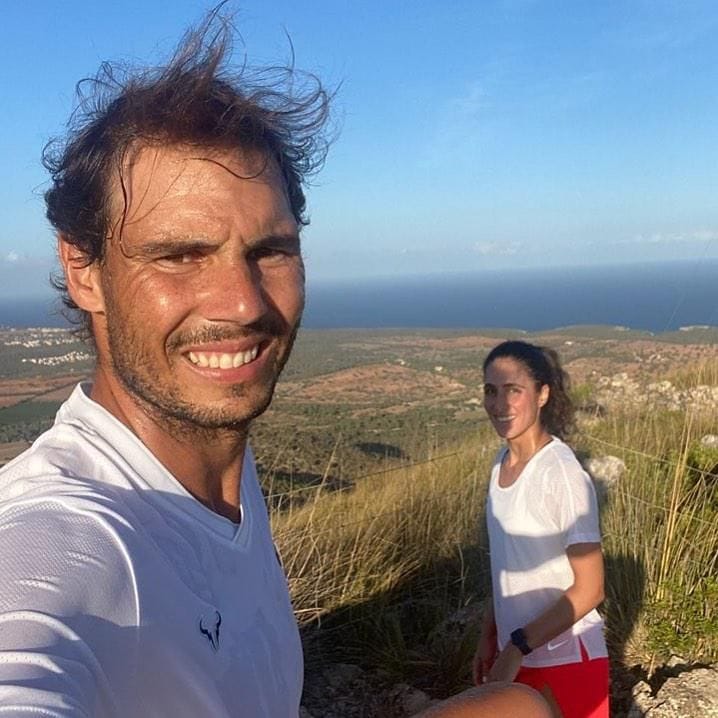 rafa nadal y su esposa mery perell 