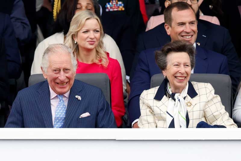 Carlos III y la princesa Ana