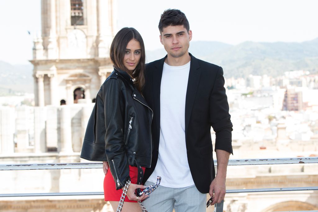 Javier Tudela y  Marina Romero durante la 21ª edición del Festival de Cine de Málaga en abril de 2018