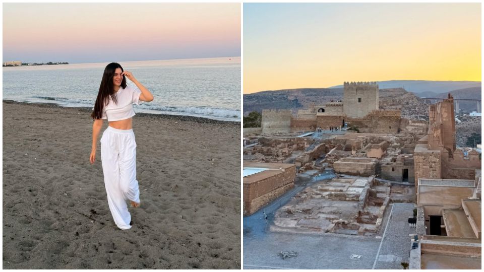 Nadia Ferreira compartió con sus seguidores los puestos más increíbles de su gira por Alcazaba, Castillo y Murallas del Cerro de San Cristóbal, en Almería.