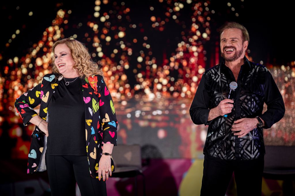Pimpinela actuando en Madrid