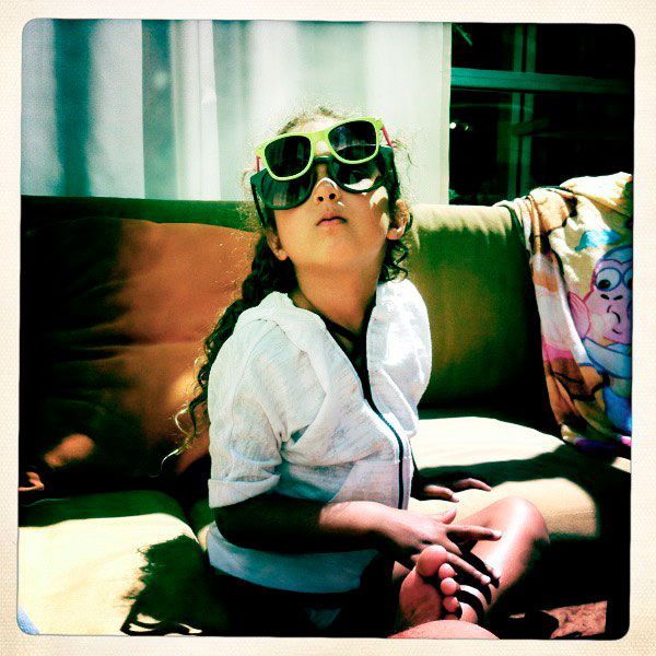 Nahla Aubry, una niña muy despierta