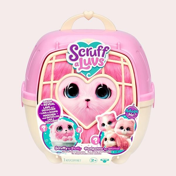 SCRUFFALUVS Little Live Pets Scruff Mascota Rosa