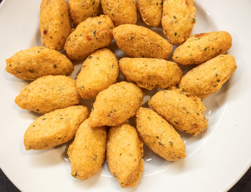 Buñuelos de bacalao portugueses.