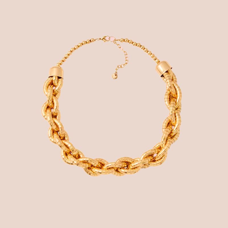 Choker maxicadena trenzada de Sfera 2025