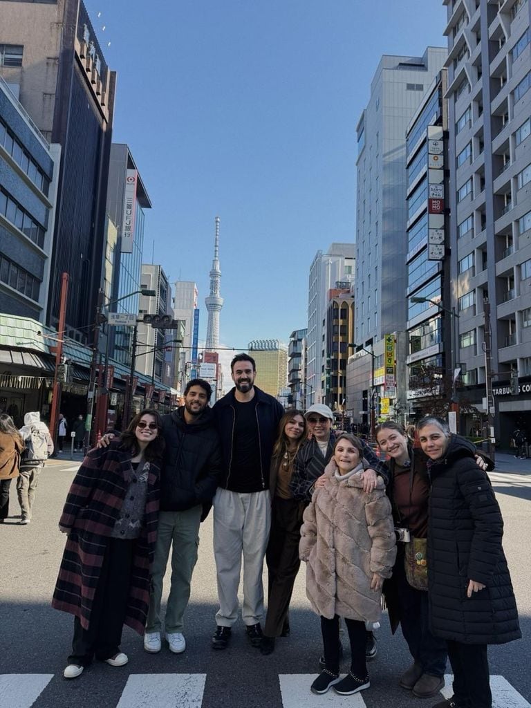 La actriz incluyó esta foto familiar.