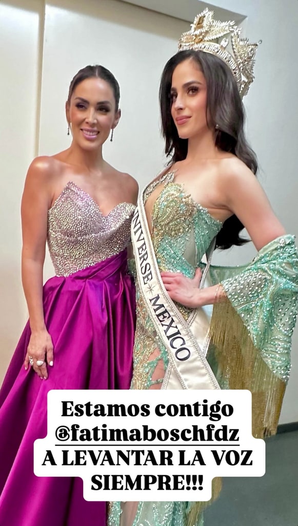 Las mexicanas Jacky Bracamontes y Fátima Bosch.