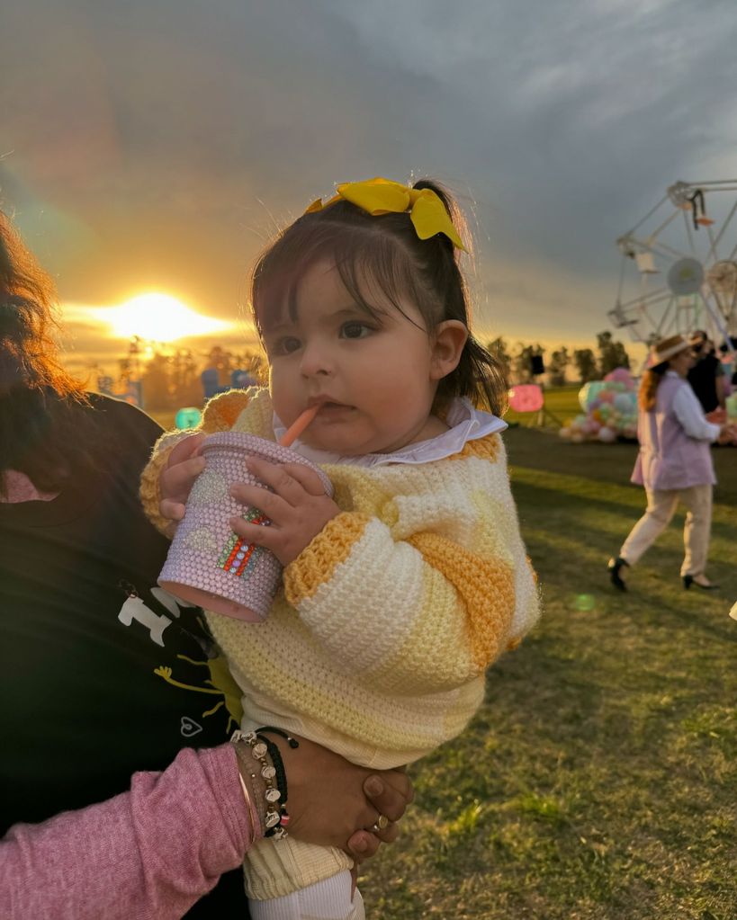 Inti, hija de Cazzu y Nodal.
