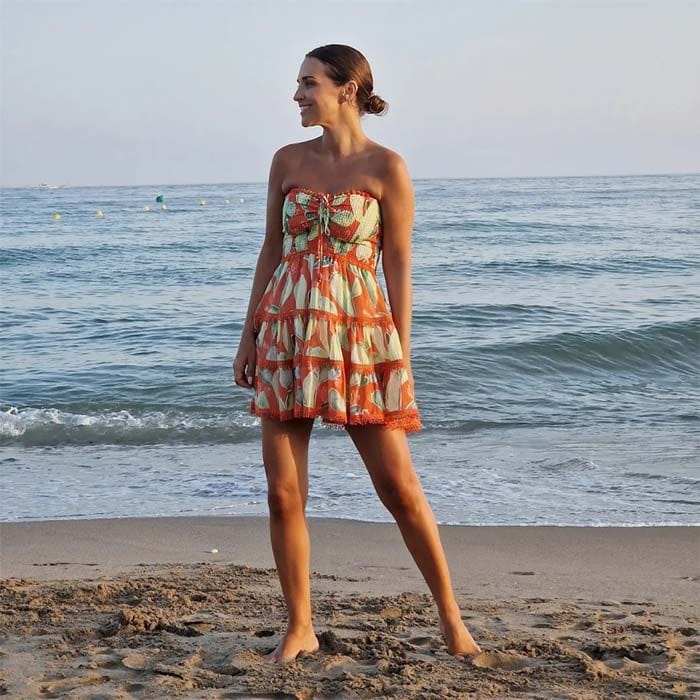 Charo Ruiz vestido estampado cactus